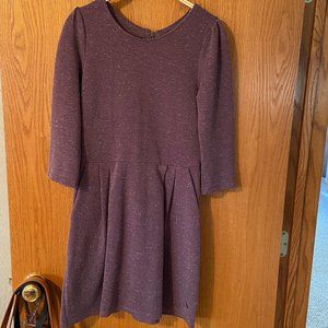 Jack Wills Knee-length Purple dress, Size 6